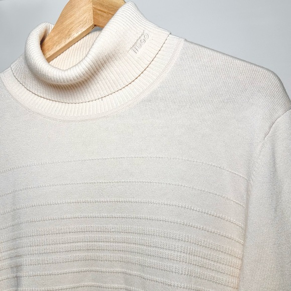 Men’s HUGO BOSS cotton+merino sweater - Picture 3 of 9
